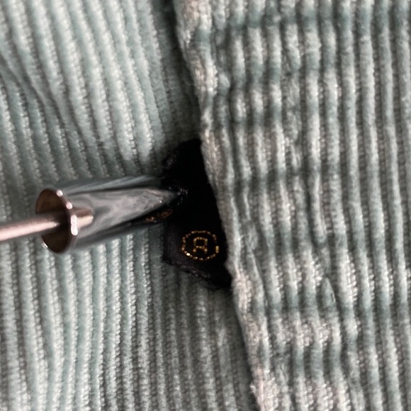 Vintage 70's Levi's Corduroy Pants Teal Blue Bootcut Vintage Men's Size 32x32 - Picture 11 of 13